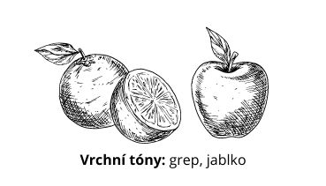 vůně svíčky grep a jablko